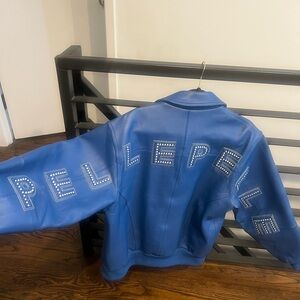 Pelle Pelle Vibrant Blue Leather Jacket